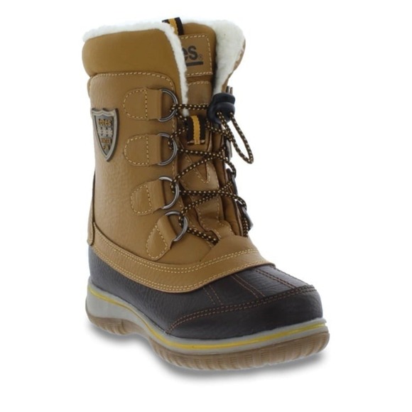New totes Drake toddler Boys' Winter Boots beige & brown 
Size youth 10 $60 - Picture 1 of 11